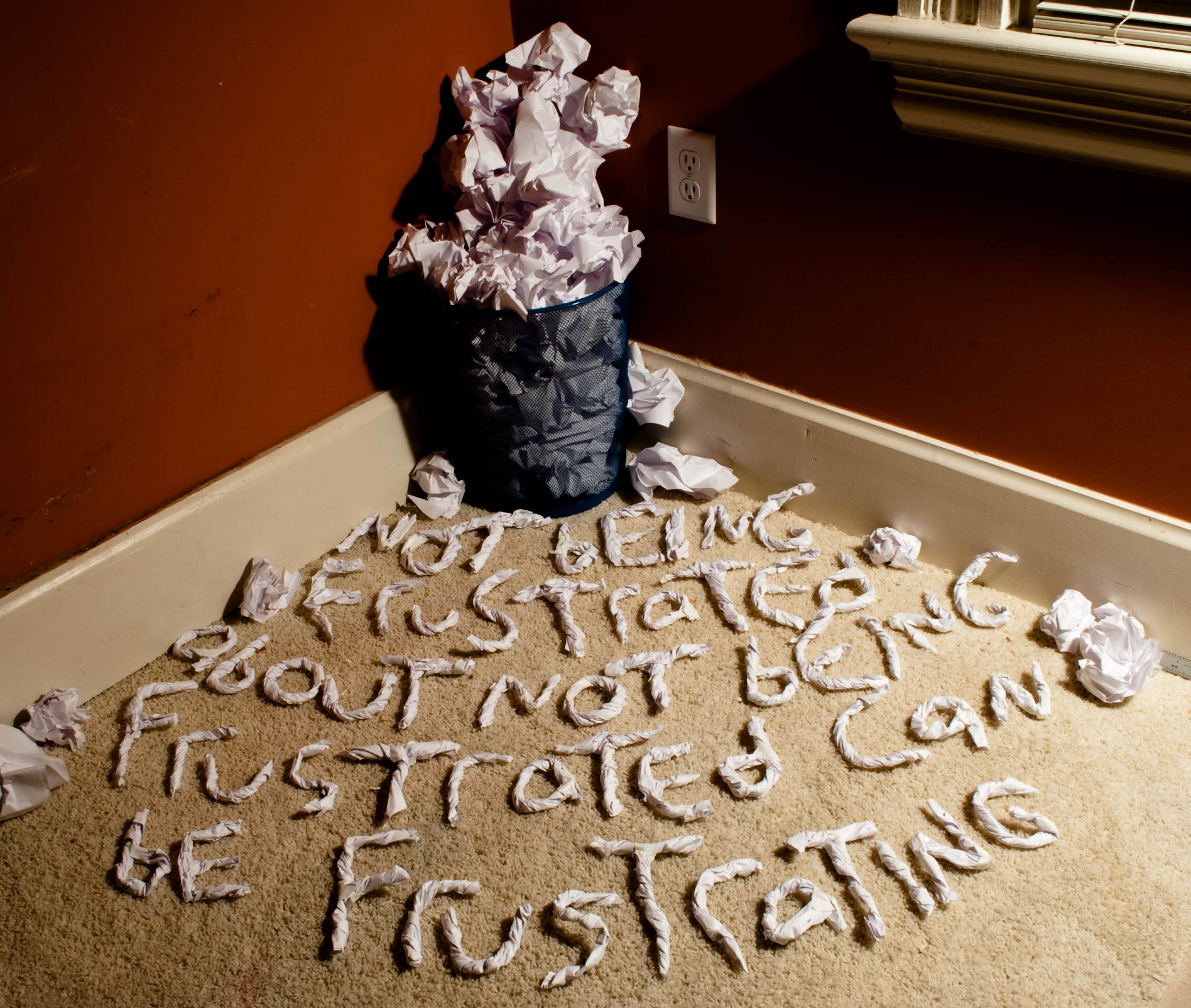 not being frustrated about not being frustrated can be